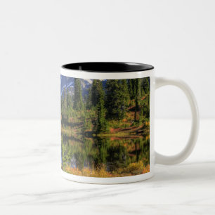 Tasse 2 Couleurs WA, zone de loisirs de Heather Meadows, Mt. 2
