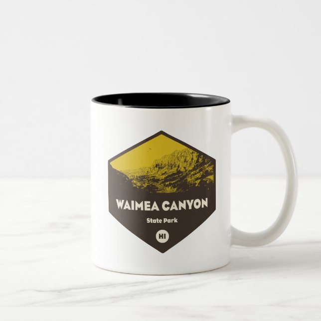 Tasse 2 Couleurs Waimea Canyon State Park Hawaii (Droit)