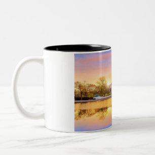 Tasse 2 Couleurs Washington DC US Capitol Building Coucher de Solei