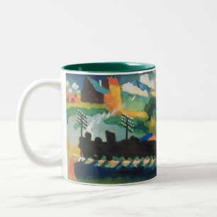 Tasse 2 Couleurs Wassily Kandins Murnau Vue Avec Chemin De Fer Et C