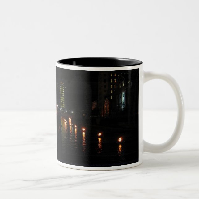 Tasse 2 Couleurs waterfire de providence (Droit)