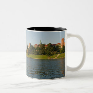 Tasse 2 Couleurs Wawel Hill avec le château royal et la cathédral