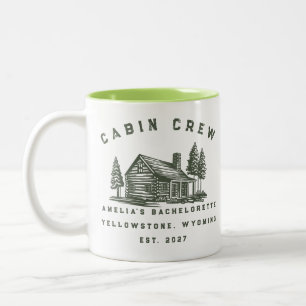 Tasse 2 Couleurs Week-end de camping personnalisé pour enterrement