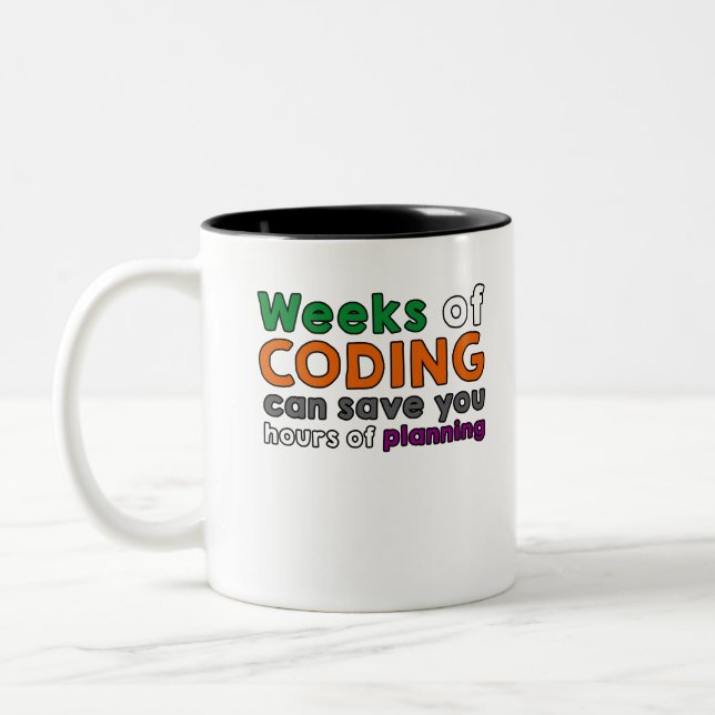 Tasse 2 Couleurs Weeks of coding (Gauche)