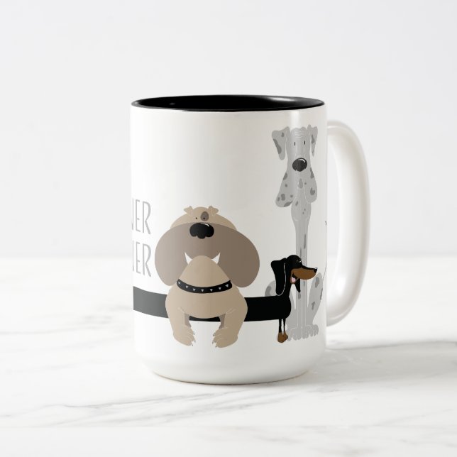 Tasse 2 Couleurs Weiner Inbetweener (Devant droit)