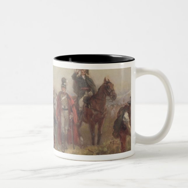 Tasse 2 Couleurs Wellington en Espagne (huile sur panneau) (paire (Droit)