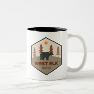 Tasse 2 Couleurs West Elk Wilderness Colorado Ours