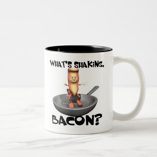 Tasse 2 Couleurs Whats Shaking Bacon (Droit)