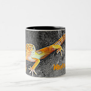 Tasse 2 Couleurs What's up ? Leopard-gecko, gecko, cup
