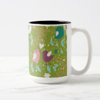 Whimsy Tweety Birds on Vines