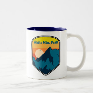 Tasse 2 Couleurs White Mountain Peak California Sunrise