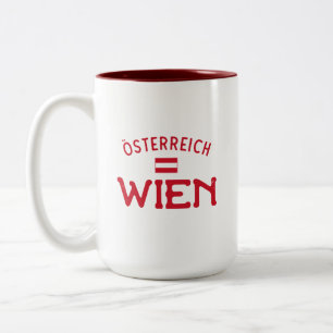 Tasse 2 Couleurs Wien Osterreich (Vienne Autriche)