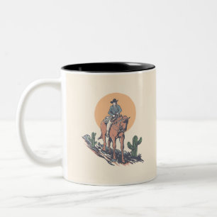 Tasse 2 Couleurs Wild West Cowboy