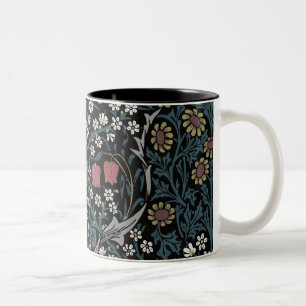 Tasse 2 Couleurs William Morris Blackthorn Floral Art Nouveau