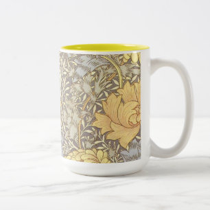 Tasse 2 Couleurs William Morris Chrysanthemum Fleurs maman