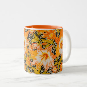 Tasse 2 Couleurs William Morris Golden Lily Vintage Préraphaélite