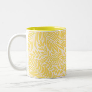 Tasse 2 Couleurs William Morris - Motif de feuilles et fleurs de da