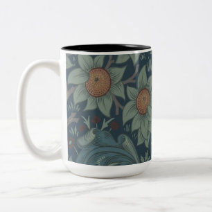 Tasse 2 Couleurs William Morris Orchard Art Motif