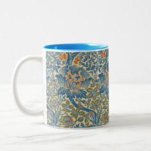 Tasse 2 Couleurs William Morris Rose & Chardon Floral Bleu