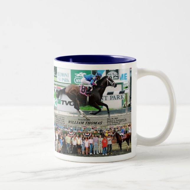 Tasse 2 Couleurs William T. 5-30-09 grand (Droit)