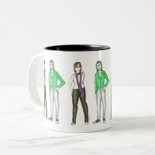 Tasse 2 Couleurs Williamsburg Brooklyn Hipsters New York City NYC