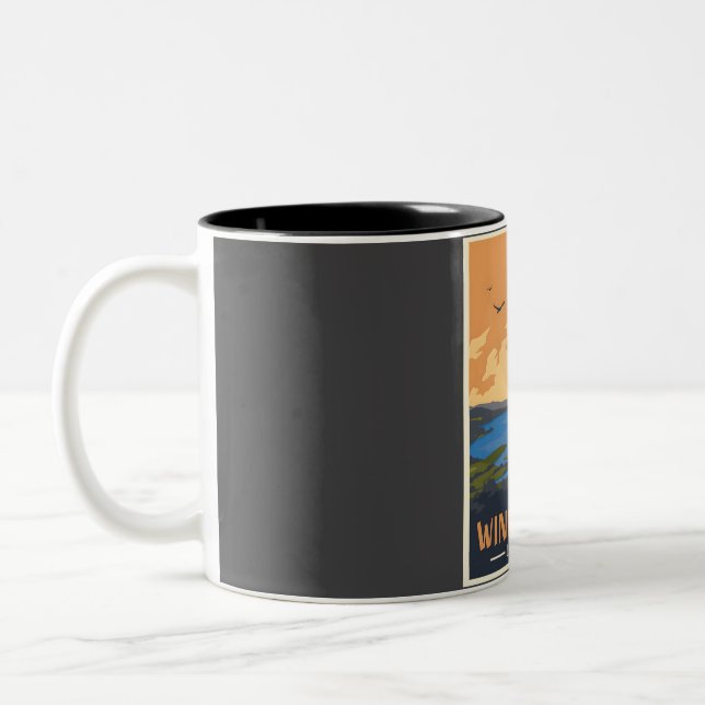 Tasse 2 Couleurs Windermere Lake District National Park (Gauche)