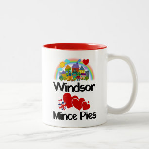 Tasse 2 Couleurs Windsor, Berkshire Royaume-Uni aime les minces tar
