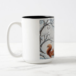 Tasse 2 Couleurs Winter Whispers and Squirrel Dreams