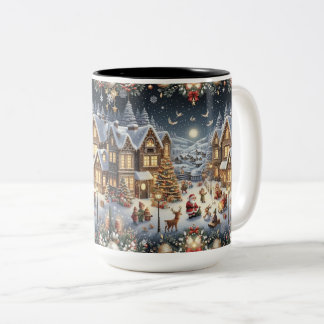 Tasse 2 Couleurs Winter Wonderland Sièges : Cosy Christmas Magic Mu