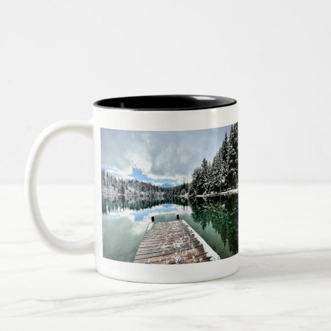 Tasse 2 Couleurs Wintertag am Crestasee (Gauche)