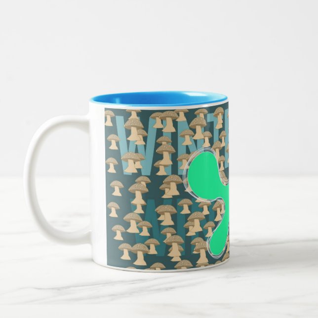 Tasse 2 Couleurs Winthrope, le garçon de champignon (Gauche)