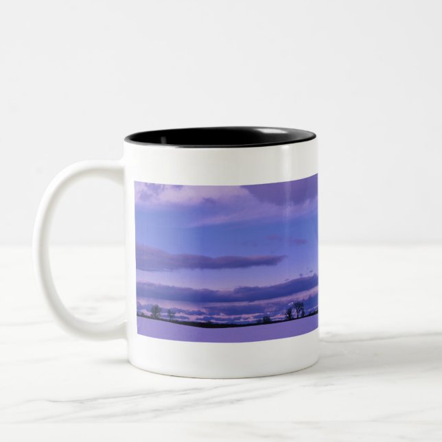 Tasse 2 Couleurs Wisconsin Nord, coucher du soleil (Gauche)