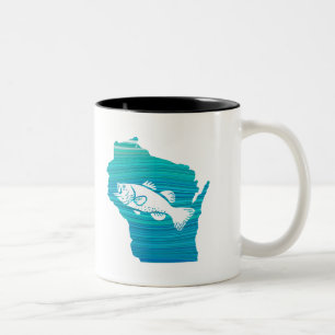 Tasse 2 Couleurs Wisconsin Wisconsin Pêche