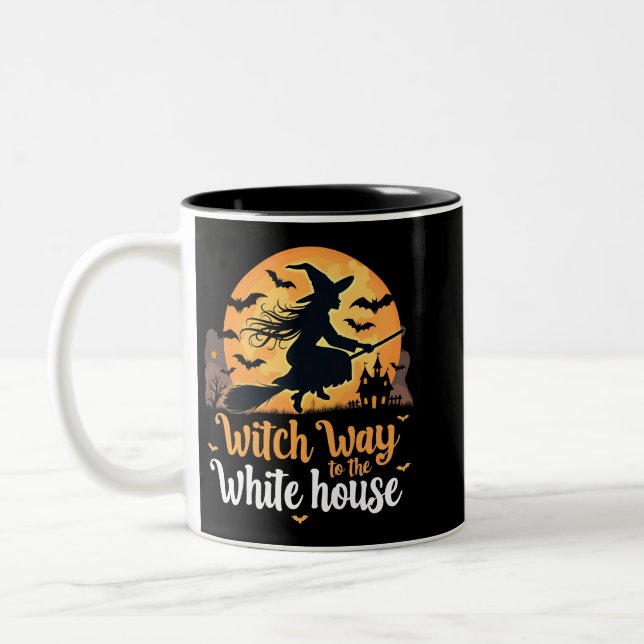 Tasse 2 Couleurs Witch Way à la Maison Blanche (Gauche)