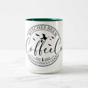 TASSE 2 COULEURS WITCHES BREW COFFEE CO. HALLOWEEN ÉFFRAYANT 2022 M