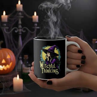 Tasse 2 Couleurs Witchfull Thinking Halloween Witch Thinking design