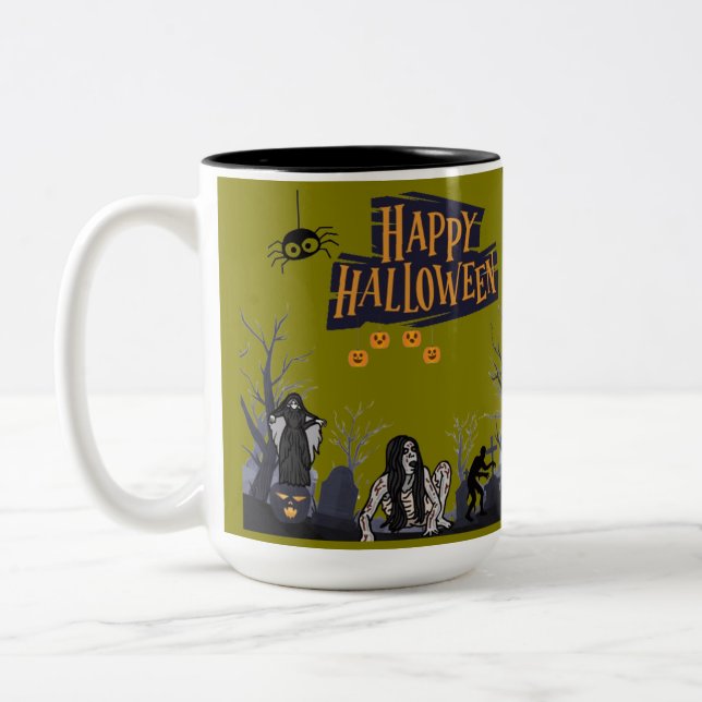 Tasse 2 Couleurs Witching Hour Whispers olive (Gauche)