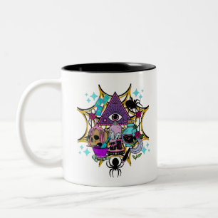 Tasse 2 Couleurs Witchy Vibes and Spiders