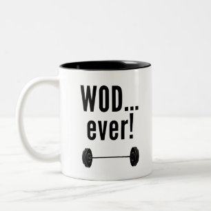 Tasse 2 Couleurs WODever ! - Cadeaux Crossfit-Inspirés de nouveaut