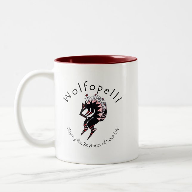 Tasse 2 Couleurs Wolfopelli 3 (Gauche)