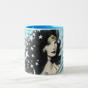 Tasse 2 Couleurs Wonder Woman and Stars
