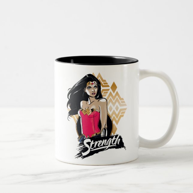 Tasse 2 Couleurs Wonder Woman Force (Droit)