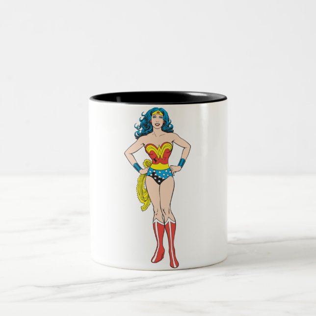 Tasse 2 Couleurs Wonder Woman Hands on Hips (Centre)