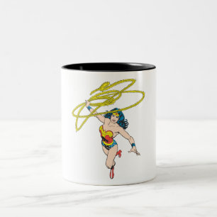 Tasse 2 Couleurs Wonder Woman tient Lasso 2