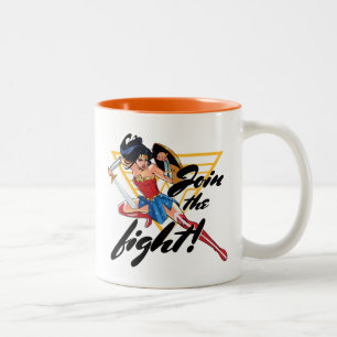 Tasse 2 Couleurs Wonder Woman With Sword - Rejoignez Le Combat