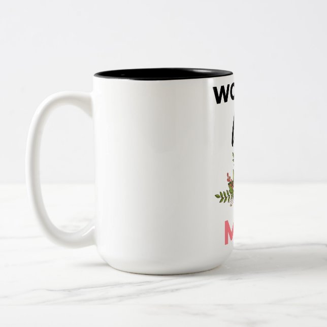 Tasse 2 Couleurs World's Best Mom black (Gauche)