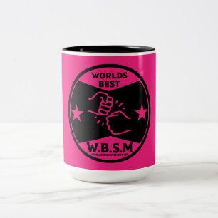 TASSE 2 COULEURS WORLDS MEILLEUR ÉTAPE MÈRE
