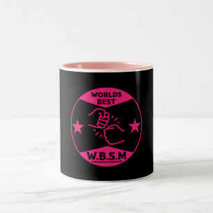 TASSE 2 COULEURS WORLDS MEILLEUR ÉTAPE MÈRE