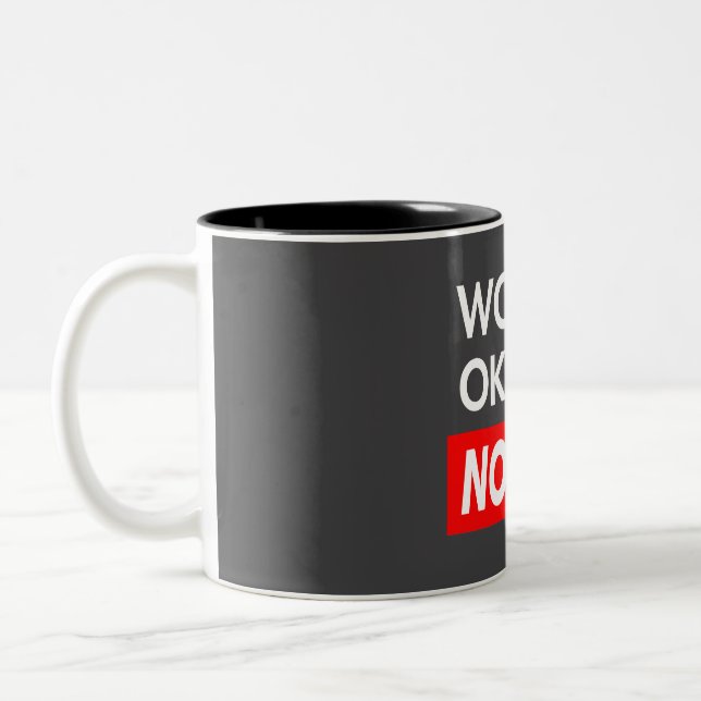Tasse 2 Couleurs Worlds okayest Norton (Gauche)