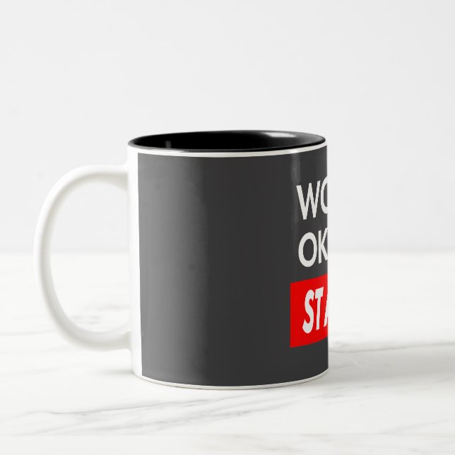 Tasse 2 Couleurs Worlds okayest Stanley (Gauche)